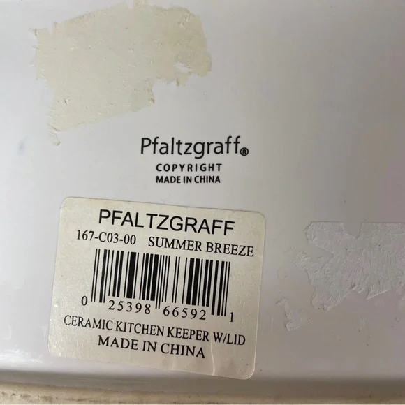 PFALTZGRAFF Floral MELISSA PATTERN Ceramic Butter/Cheese Dish with Lid stoneware - Picture 10 of 14